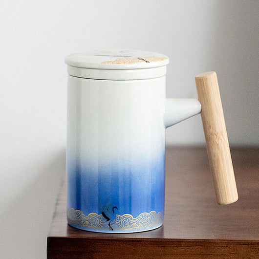 Taza de Cerámica con Degradado de Colores Estilo Antiguo - Image 3