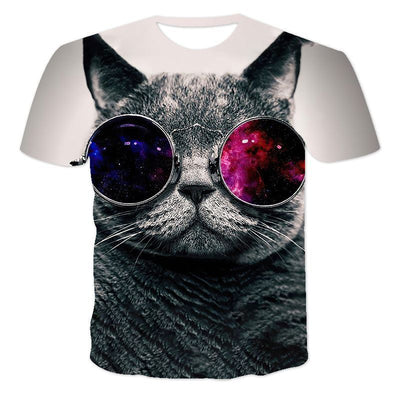 Camiseta Oversized Kawaii Gato para Hombre y Mujer - Verano Cómodo - Image 13