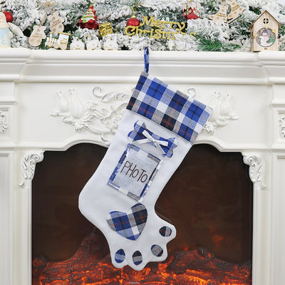 Bolsa de Regalo Navideña con Calcetines Estampado de Garras de Perro - Image 6