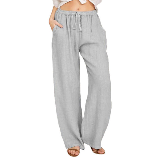 Pantalones Sueltos Casuales Talla Grande para Mujer - Image 7
