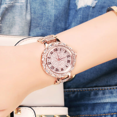 Reloj de Cuarzo Resistente al Agua con Cristales de Diamante - Image 12