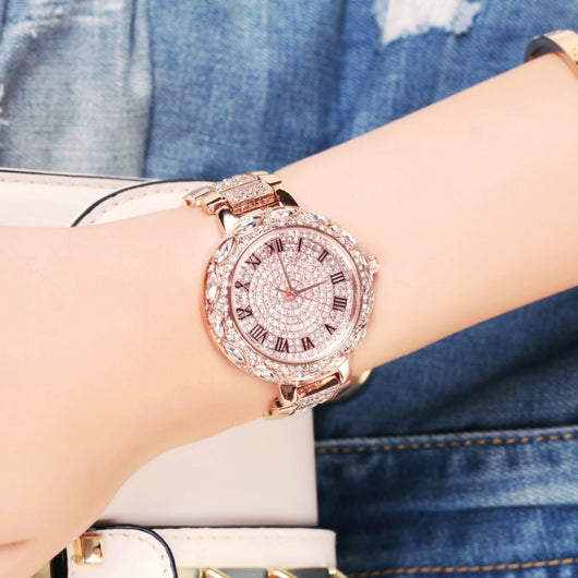 Reloj de Cuarzo Resistente al Agua con Cristales de Diamante - Image 12