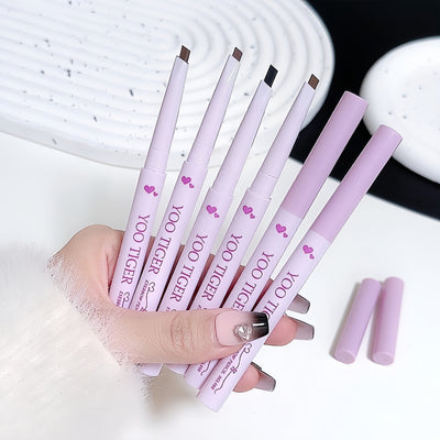 Lápiz de Cejas Triangular Dual con Punta Ultrafina para Cejas Naturales