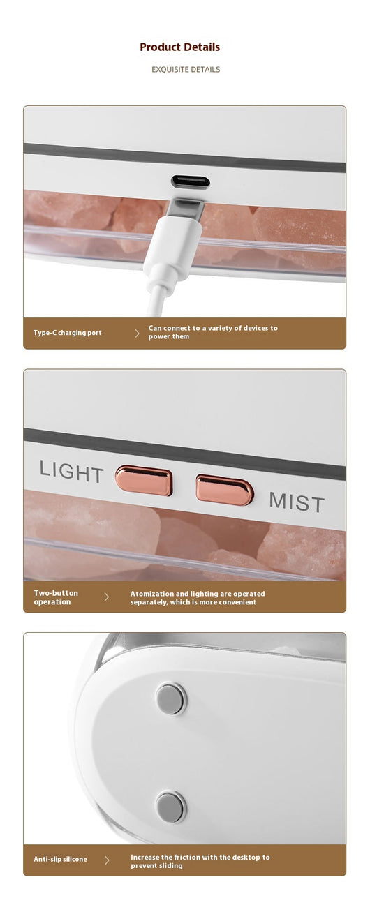 Difusor de Aromaterapia con Efecto Llama y Grano de Madera - Image 17
