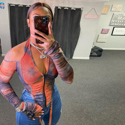 Playera Estampada de Nicho Popular para Mujeres