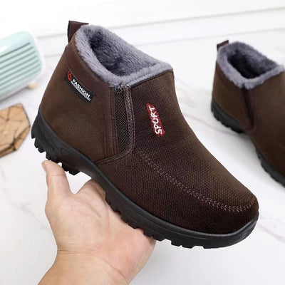 Zapatos Térmicos Acolchados Antideslizantes para Hombre – Estilo Beijing Tradicional - Image 4