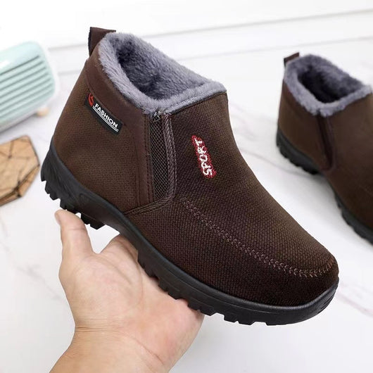 Zapatos Térmicos Acolchados Antideslizantes para Hombre – Estilo Beijing Tradicional - Image 4