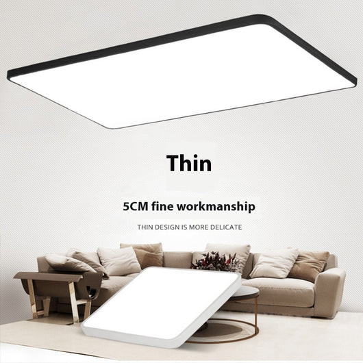 Lámpara LED Rectangular para Techo - Luz Moderna para Sala, Oficina y Comedor