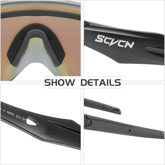 Gafas Deportivas con Lentes Integradas Protección Antiviento - Image 2