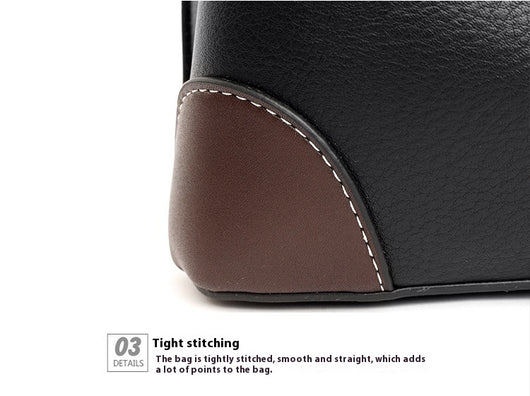 Bolso de Cuero Retro Estilo Bucket - Bandolera Suave y Versátil - Image 21