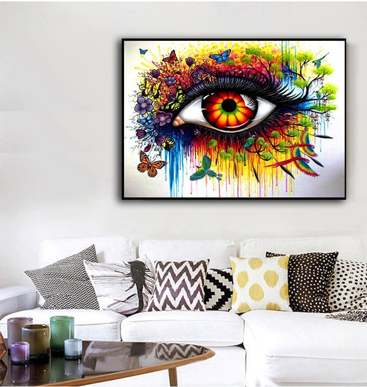 Cuadro Decorativo Fantasy Eye 70x50 cm - Arte Mural Moderno - Image 8