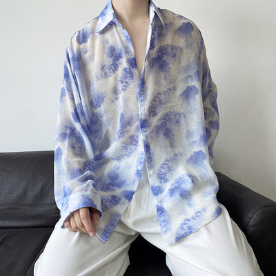 Camisa Manga Larga Tulle Transpirable para Hombre - Comodidad de Verano - Image 23