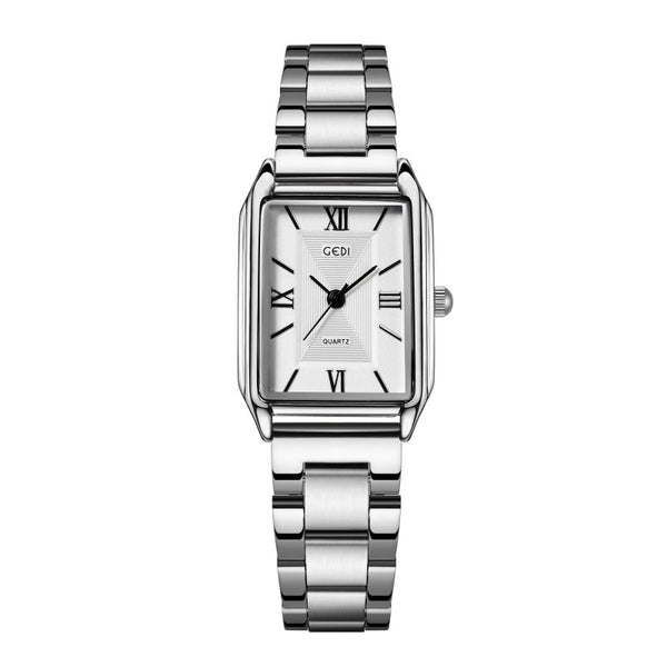 Reloj Cuadrado Minimalista para Mujer - Acero Inoxidable Estilo Coreano - Image 5