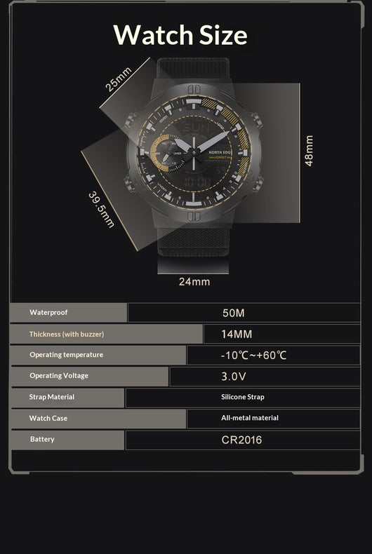 Reloj Deportivo Multifuncional con Movimiento de Cuarzo - Image 6