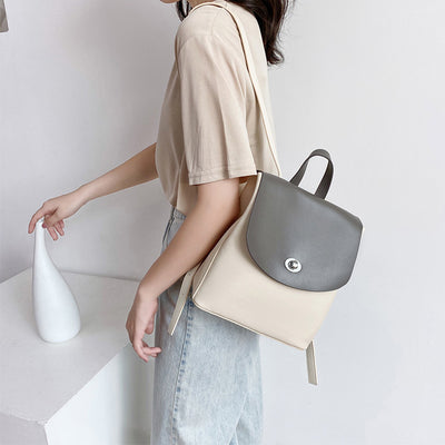 Mochila de Cuero Genuino para Mujer - Gran Capacidad y Estilo Casual - Image 5