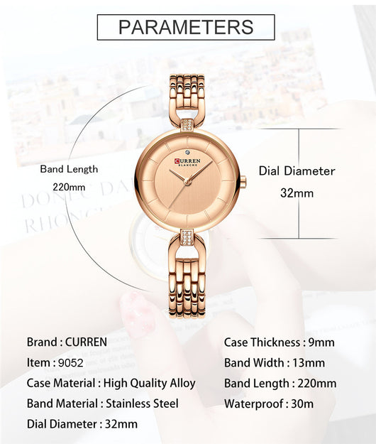 Reloj de Mujer con Cristales Brillantes Resistente al Agua - Image 16