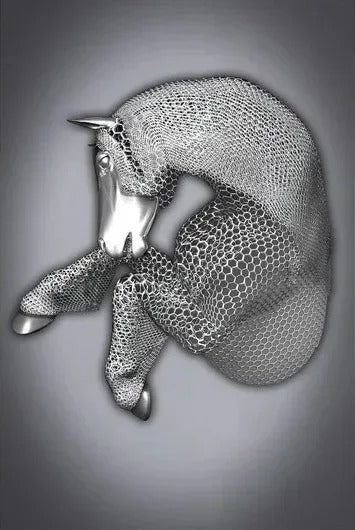 Cuadro de Arte Abstracto en Lienzo - Escultura Metálica Moderna - Image 14