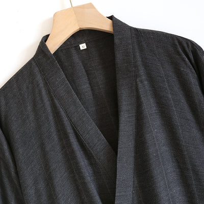 Pijama Kimono Estilo Japonés con Cierre de Cordones - Algodón Puro Ligero para Primavera y Verano - Image 14