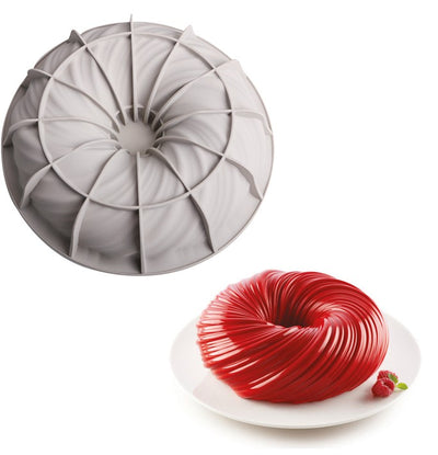 Molde Artístico de Silicona para Repostería