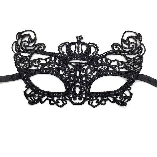 Antifaz Medio Rostro para Halloween - Accesorio Misterioso para uso en Ecuador