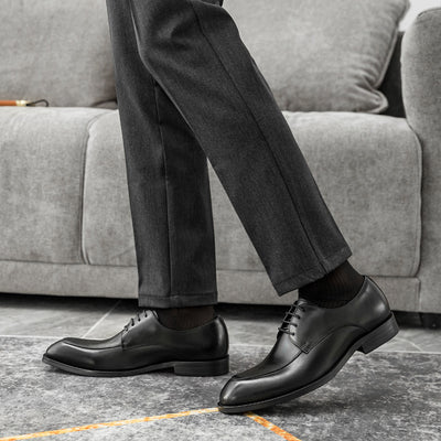 Zapatos de Cuero Puntiagudos Hechos a Mano Estilo Británico para Hombre - Image 15
