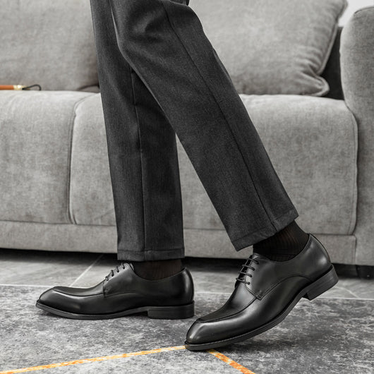 Zapatos de Cuero Puntiagudos Hechos a Mano Estilo Británico para Hombre - Image 15