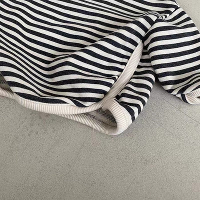 Sudadera Holgada a Rayas para Niña - Comodidad Casual - Image 18