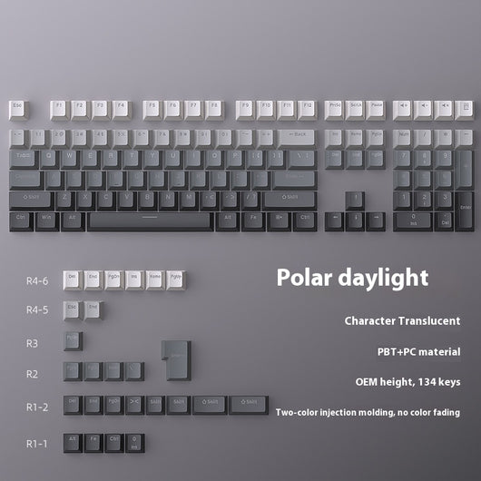 Tapa de Tecla Mecánica Luminosa con Grabado Degradado Polar - Image 11