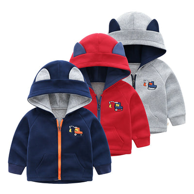 Sudadera con Capucha y Cierre para Niños - Tallas Pequeña y Mediana - Image 13