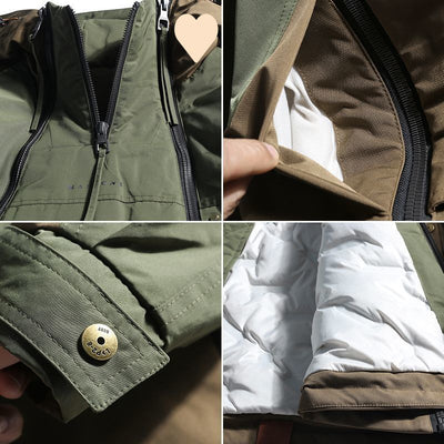 Chaqueta de Plumas con Doble Cremallera y Diseño de Vanguardia - Image 4