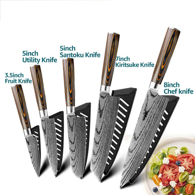Cuchillo de Chef Acero Estampado Premium - Image 2