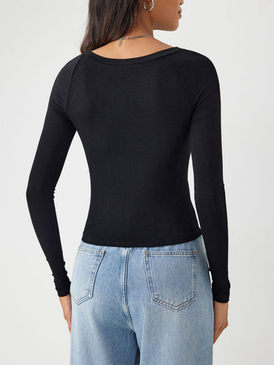 Blusa Térmica Ajustada de Manga Larga para Otoño e Invierno - Image 11
