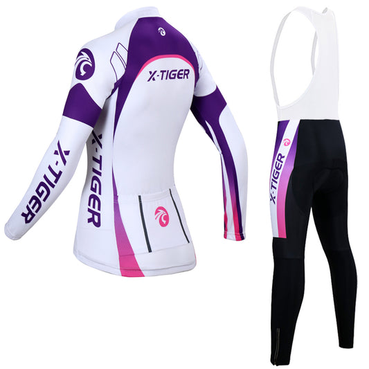 Conjunto de Jersey de Ciclismo Mujer Manga Larga Primavera-Otoño - Image 2