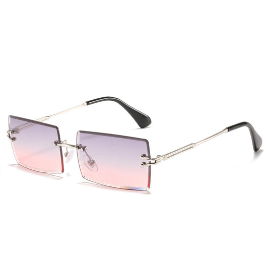 Gafas de Sol Rectangulares Minimalistas en Aleación Metálica - Image 17