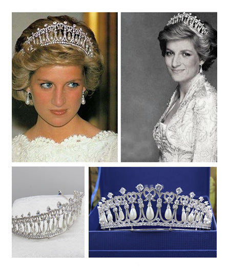 Corona de Perlas y Cristales para Novia - Tiara Elegante con Incrustaciones - Image 3