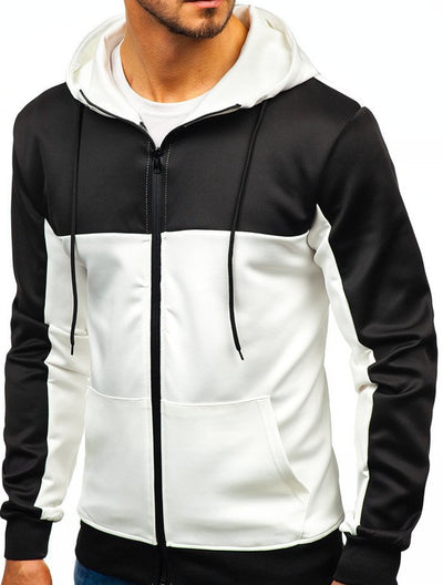 Cardigan Sudadera con Capucha para Hombre - Costura Casual - Image 4