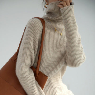 Suéter de Lana Holgado para Mujer Talla Grande - Otoño - Image 13