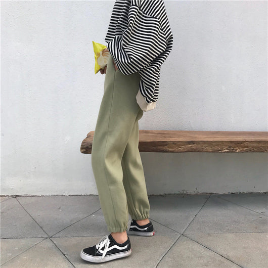 Pantalones Harem Baggy para Estudiantes - Corte Relajado y Cómodo - Image 6