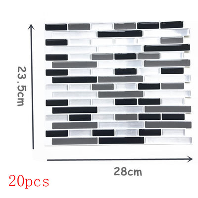 Adhesivo de Pared 3D con Efecto Estéreo a Rayas - Image 24