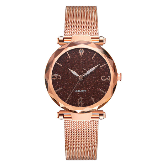 Reloj de malla metálica