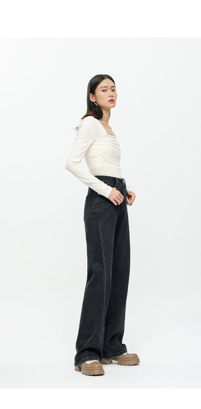 Jeans Bicolor Negro y Gris para Mujer - Estilo Versátil - Image 13