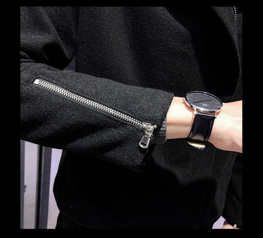 Abrigo de Lana Estilo Hong Kong para Hombre - Image 20