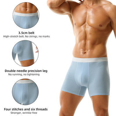 Calzoncillos Boxer Briefs de Algodón Transpirable Talla Grande Todo Clima - Image 2