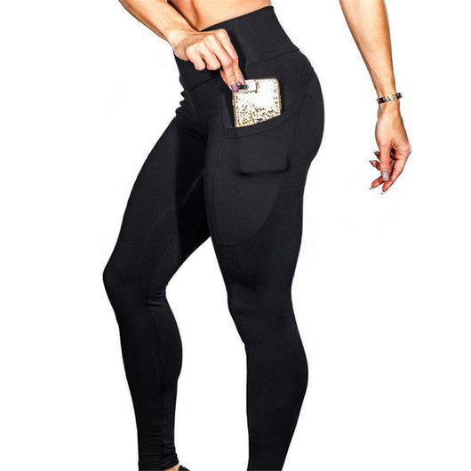 Leggings de Yoga con Bolsillos Cintura Alta Elásticos para Mujer - Image 4