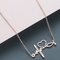Heartbeat Necklace Women Love Heart Necklaces Rose Dorado