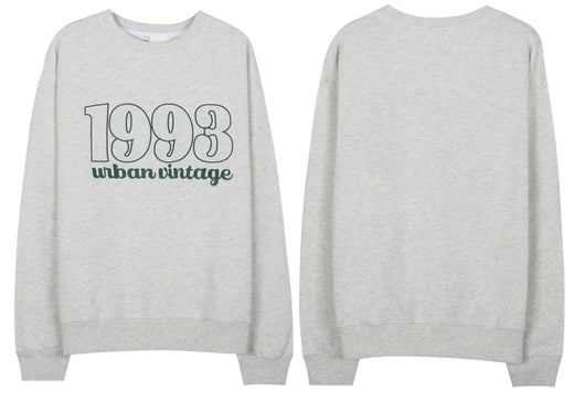 Suéter Beige de Algodón Puro con Letras para Primavera - Image 3