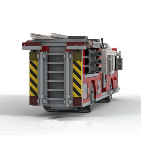 Set de Construcción Camión de Bomberos Compatible con Bloques Pequeños LEGO - Juguete Educativo para Niños - Image 1