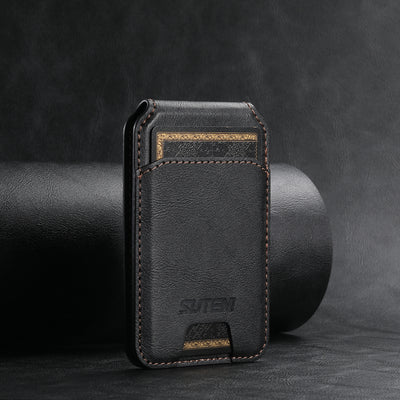 Soporte Magnético Universal para Teléfono con Anillo MagSafe y Cuero PU - Image 6
