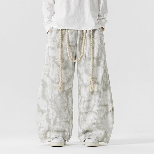 Pantalones de Buzo Talla Grande Tie-Dye Estilo Japonés-Hong Kong - Image 6