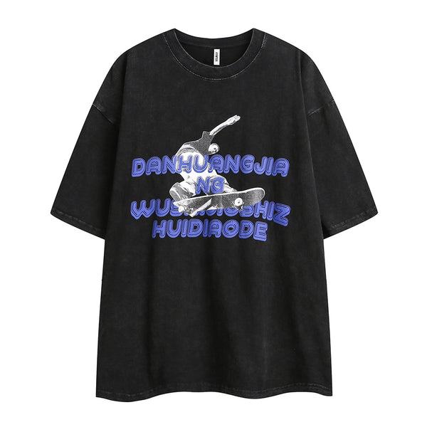 Camiseta Vintage Desgastada Unisex para Verano - Image 5